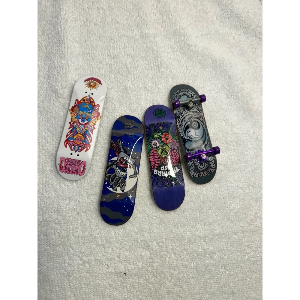 Santa Cruz Tech Deck Fingerboard Lot Yandiara Asp Screaming Hand 4 Piece Set
